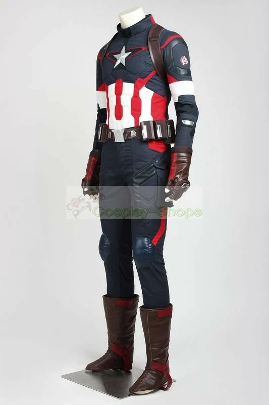 The Avengers 2 Age Of Ultron Captain America Cosplay Costume 5 The Avengers 2 Age Of Ultron Captain America Cosplay Costume - Image 3