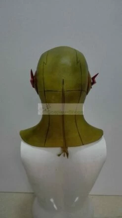 CW Flash Tv Series - The Flash Reverse Flash Cosplay Rubber Helmet Cowl -CosDream Forge Store the flash reverse flash cosplay helmet 04