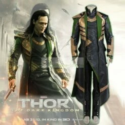 Thor The Dark World Loki Cosplay Costume
