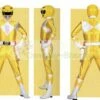 Power Rangers Mighty Morphin Yellow Ranger TigerRanger Boi Cosplay Costume -CosDream Forge Store yellow ranger
